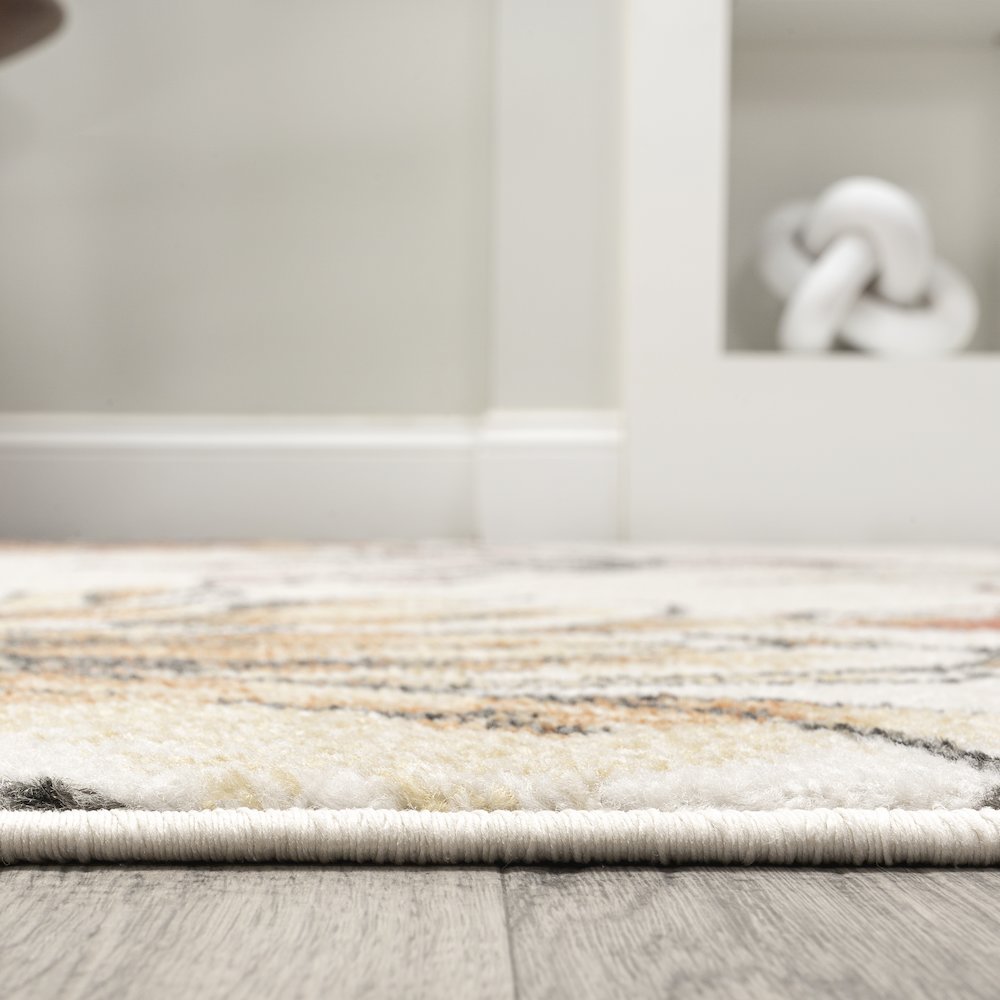 Giglio Modern Botanical Flower Area Rug. Picture 7