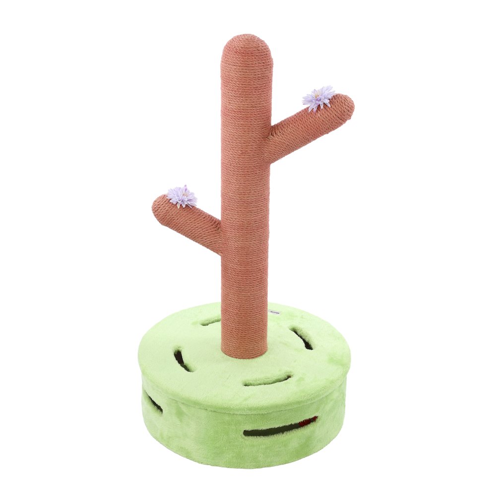 Rosa Modern Jute Cactus Cat Scratching Post. Picture 4