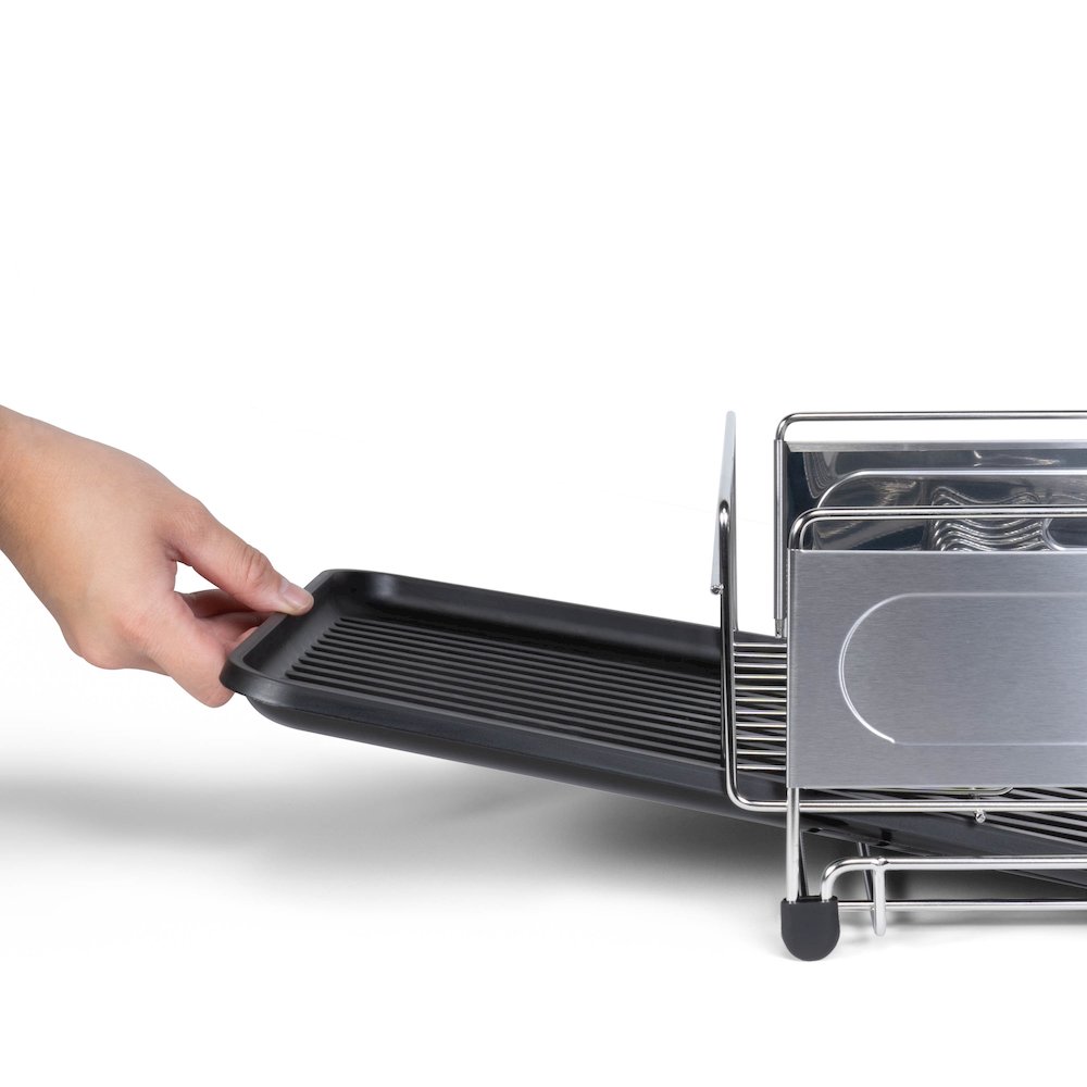 Compact Fingerprint-Proof Stainless Steel Dish Drying Rack. Picture 8