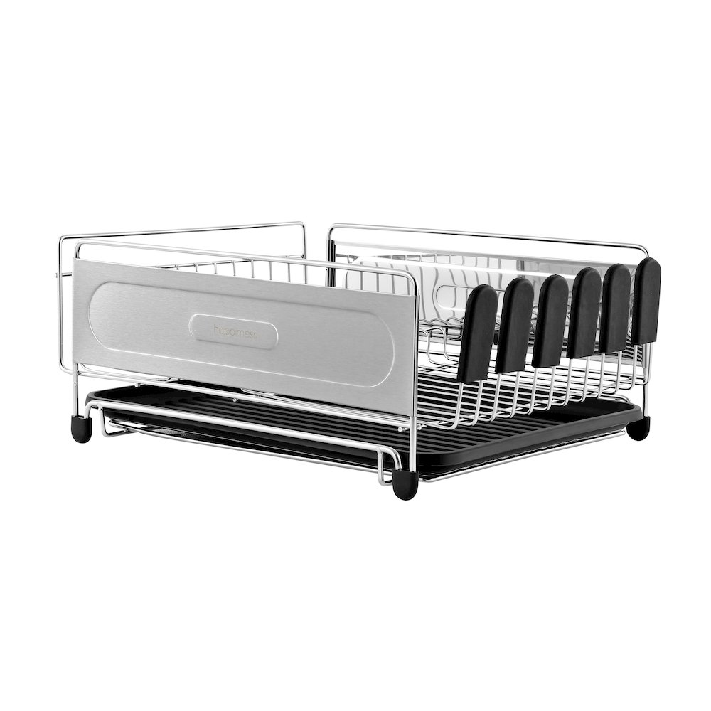 Compact Fingerprint-Proof Stainless Steel Dish Drying Rack. Picture 4