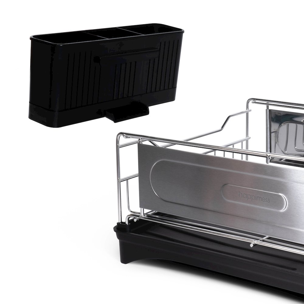 Compact 2-Tier Fingerprint-Proof Stainless Steel Dish Drying Rack. Picture 7