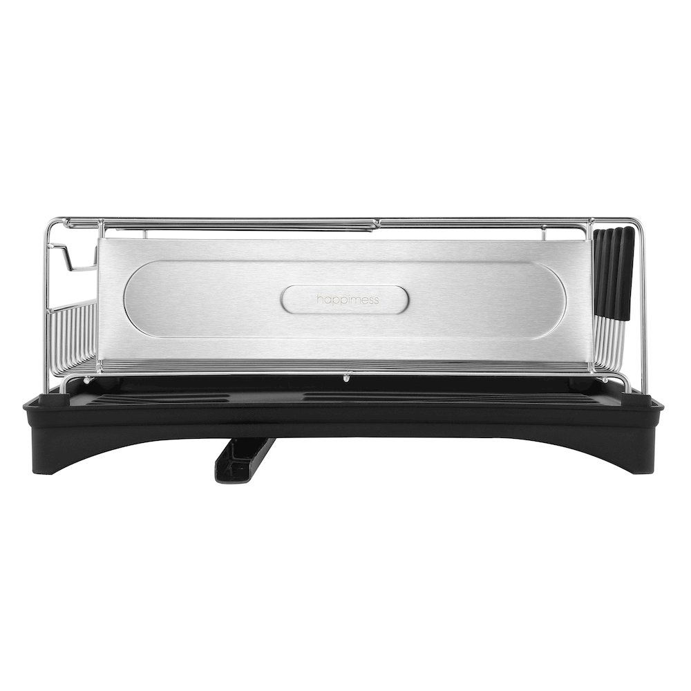 Compact 2-Tier Fingerprint-Proof Stainless Steel Dish Drying Rack. Picture 16