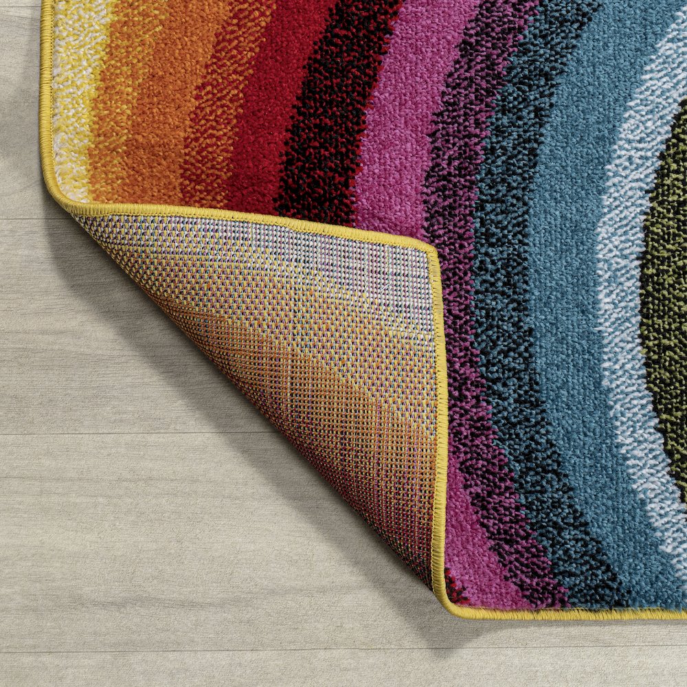 Flow Abstract Swirl Area Rug. Picture 3