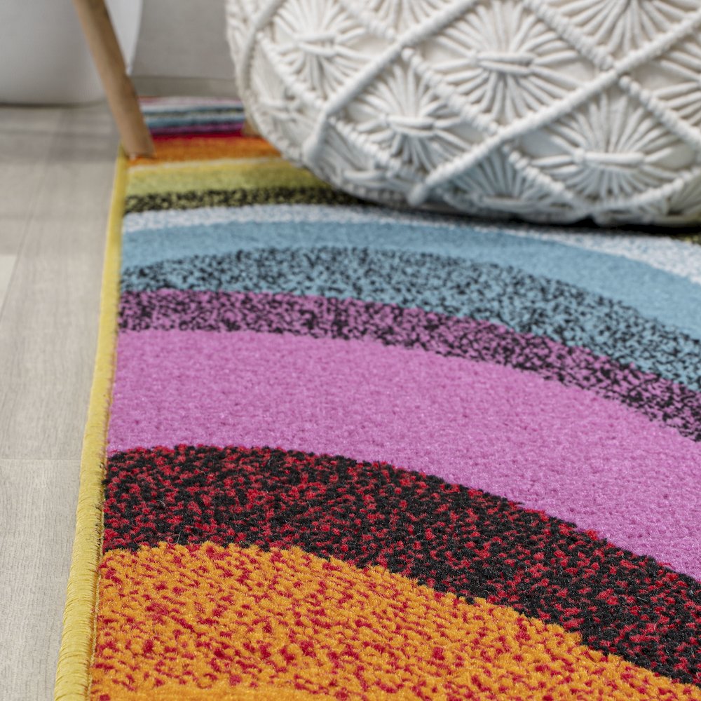 Flow Abstract Swirl Area Rug. Picture 5
