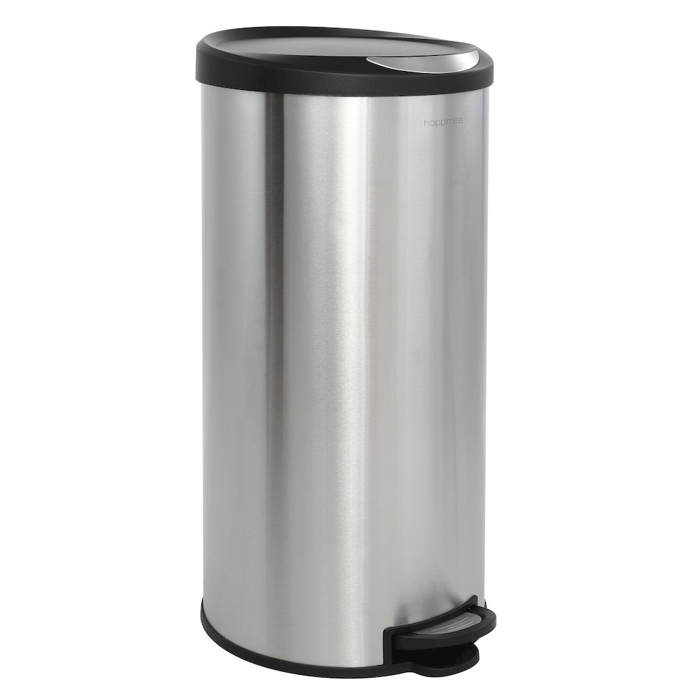Oscar Round Step-Open Trash Can With Mini Trash Can. Picture 5
