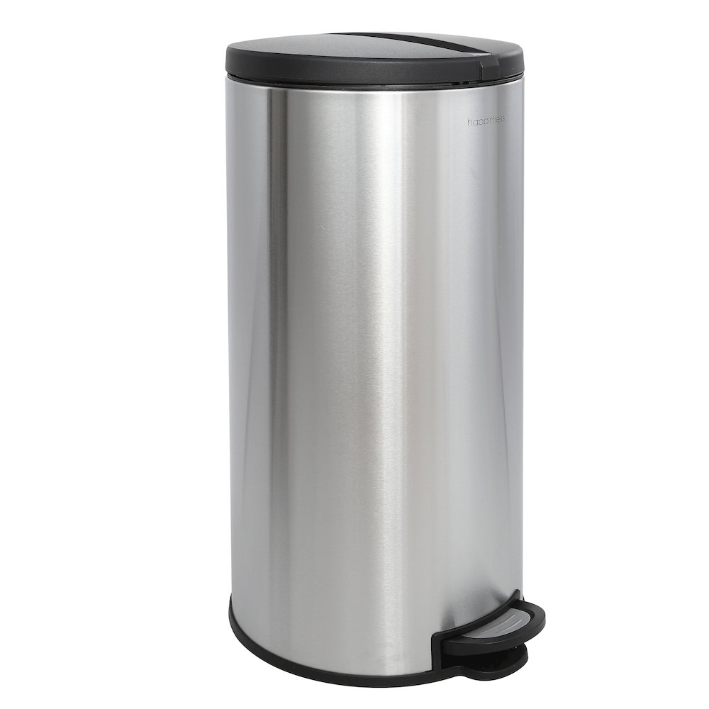 Oscar Round Step-Open Trash Can With Mini Trash Can. Picture 5