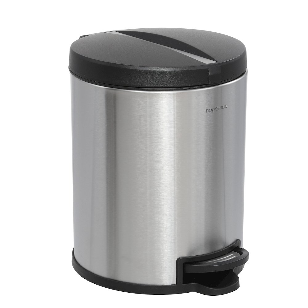 Oscar Round Step-Open Trash Can With Mini Trash Can. Picture 6