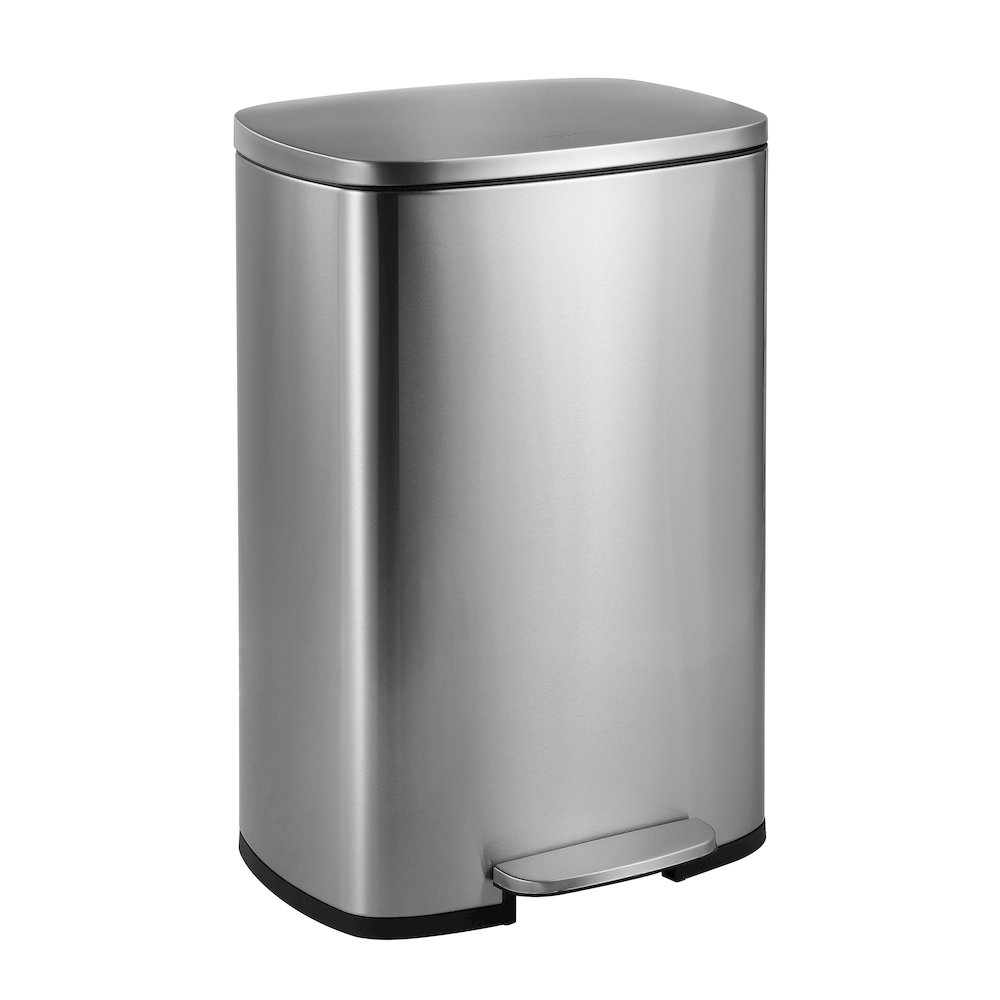 Connor Rectangular Trash Can With Soft-Close Lid And Mini Trash Can. Picture 5