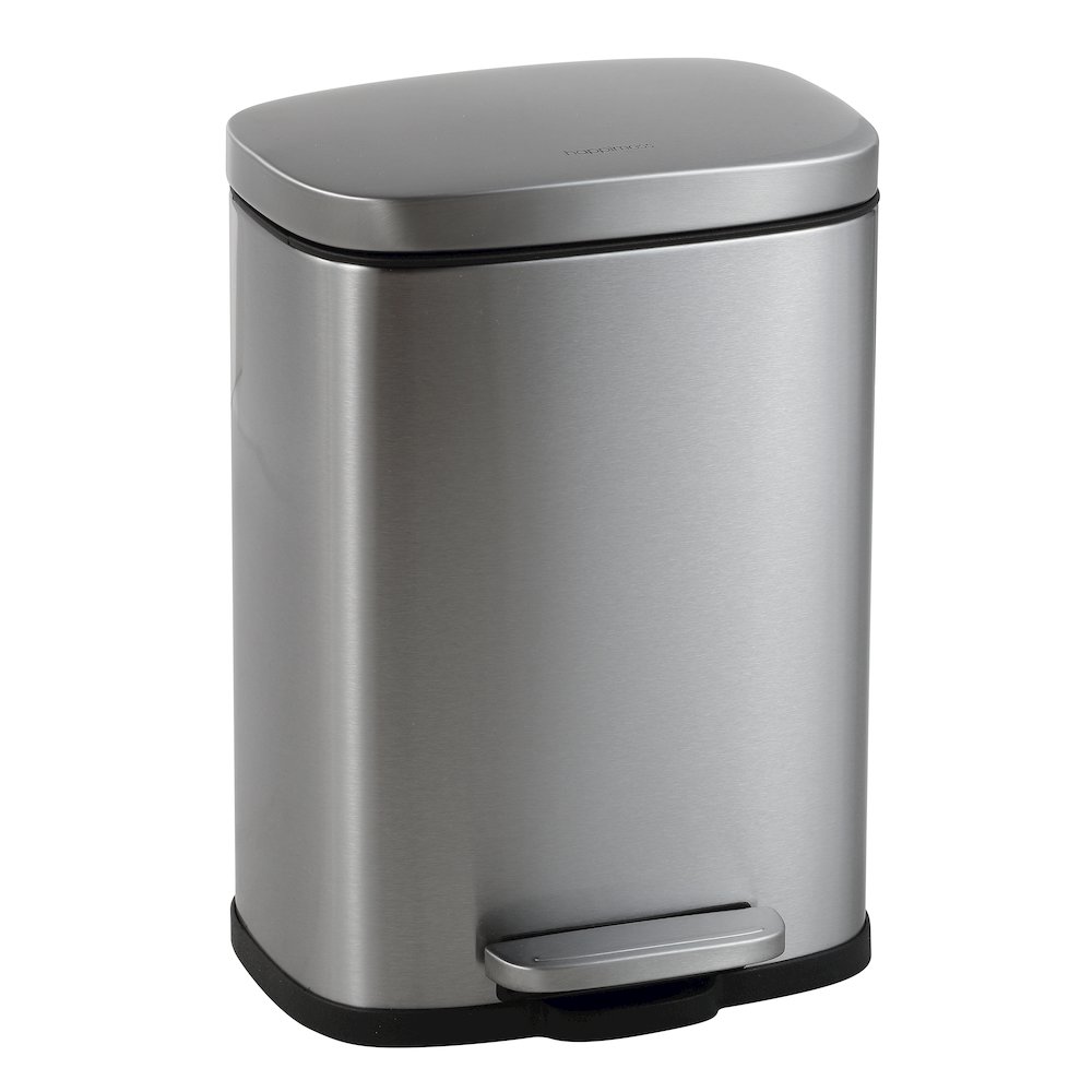 Connor Rectangular Trash Can With Soft-Close Lid And Mini Trash Can. Picture 6