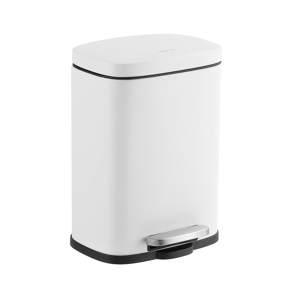 Connor Rectangular Trash Can With Soft-Close Lid And Mini Trash Can. Picture 6
