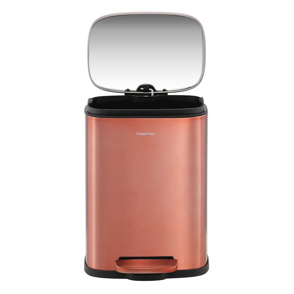 Connor Rectangular Trash Can With Soft-Close Lid And Mini Trash Can. Picture 7