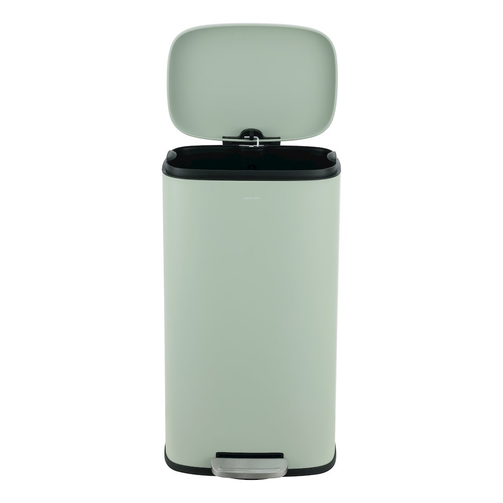 Connor Rectangular Trash Can With Soft-Close Lid And Free Mini Trash Can. Picture 2