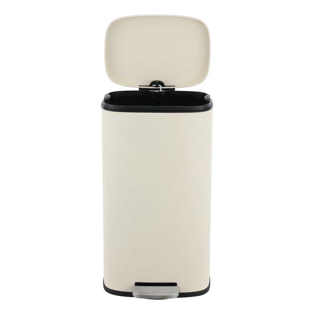 Connor Rectangular Trash Can With Soft-Close Lid And Free Mini Trash Can. Picture 2