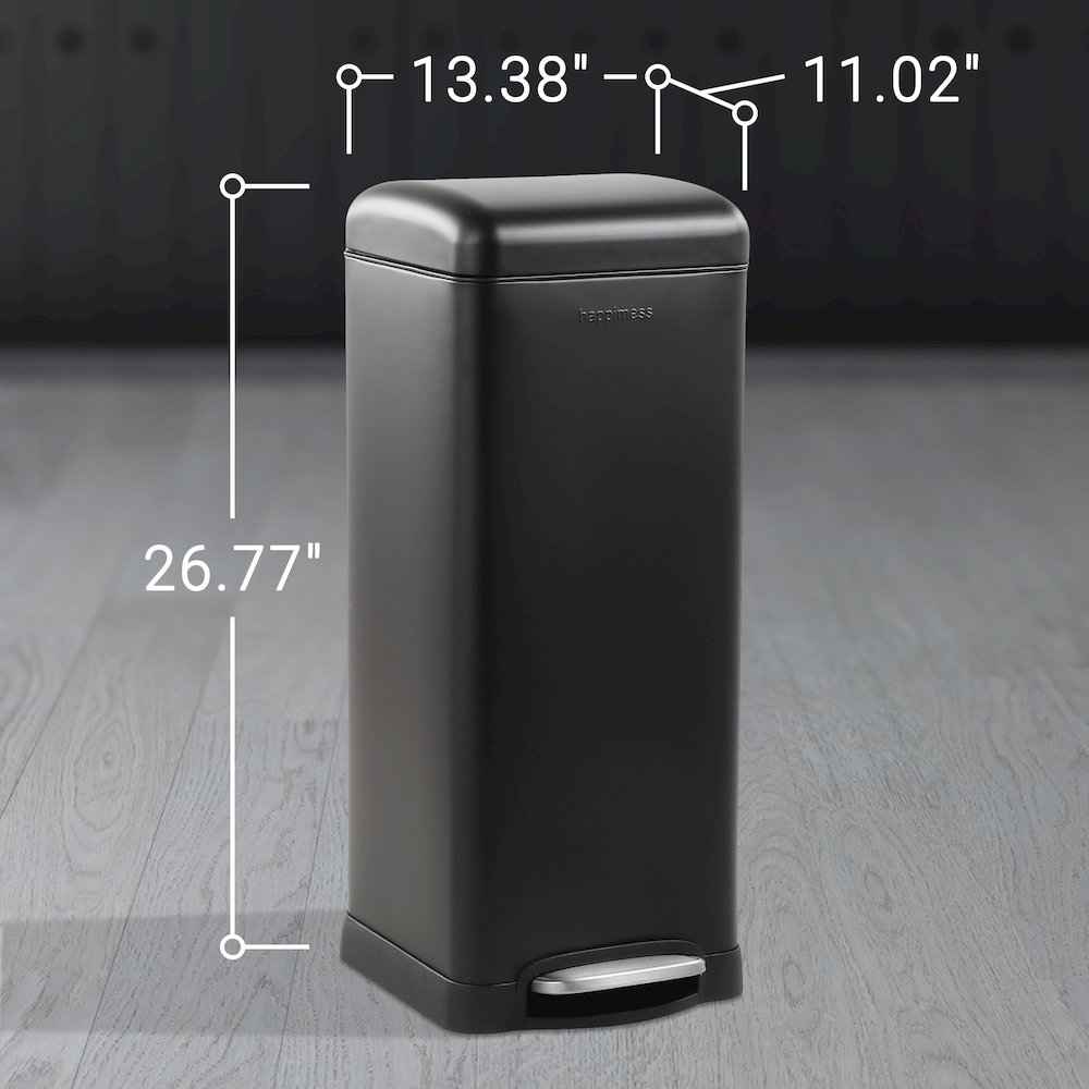 Betty Retro Step-Open Trash Can With Liners. Picture 11