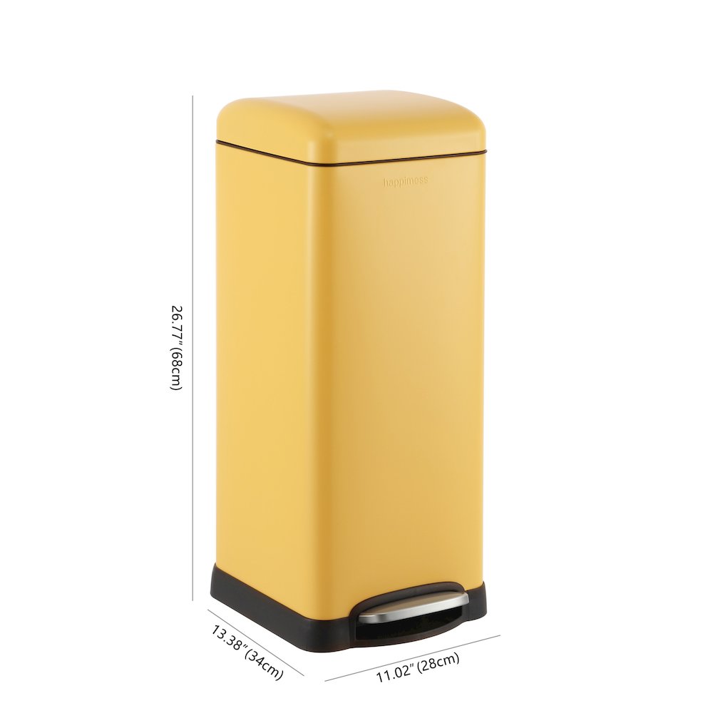 Betty Retro 8-Gallon Step-Open Trash Can. Picture 3