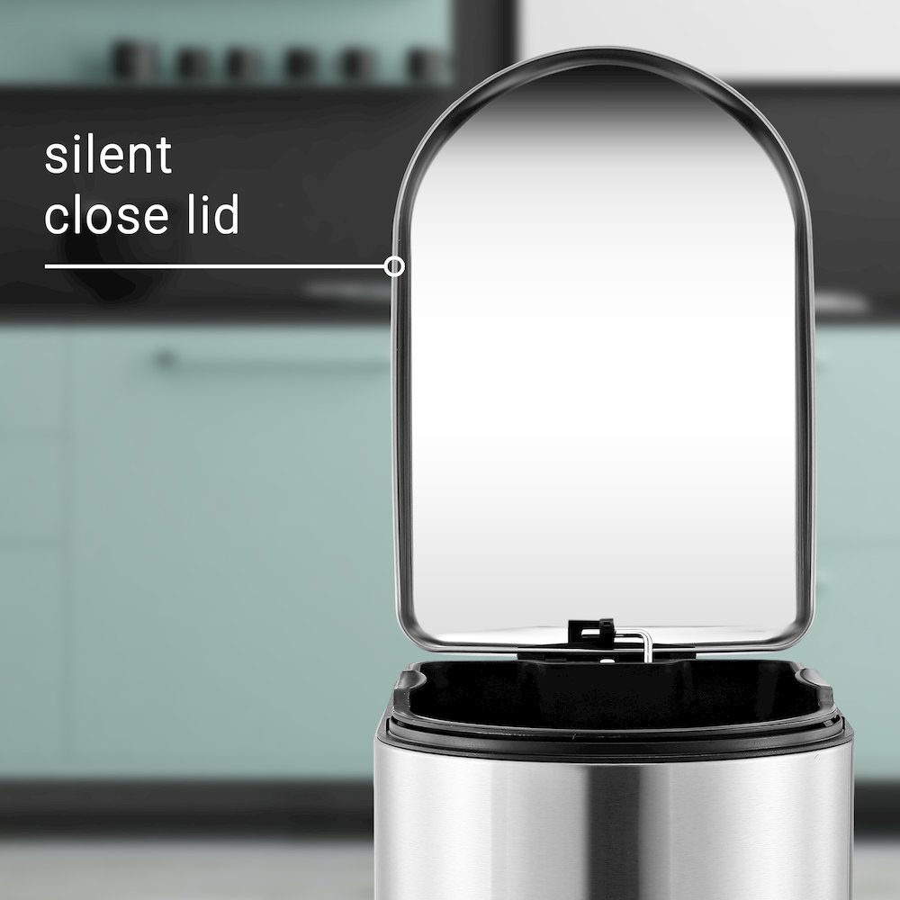 Roland Mini Step-Open Trash Can. Picture 6