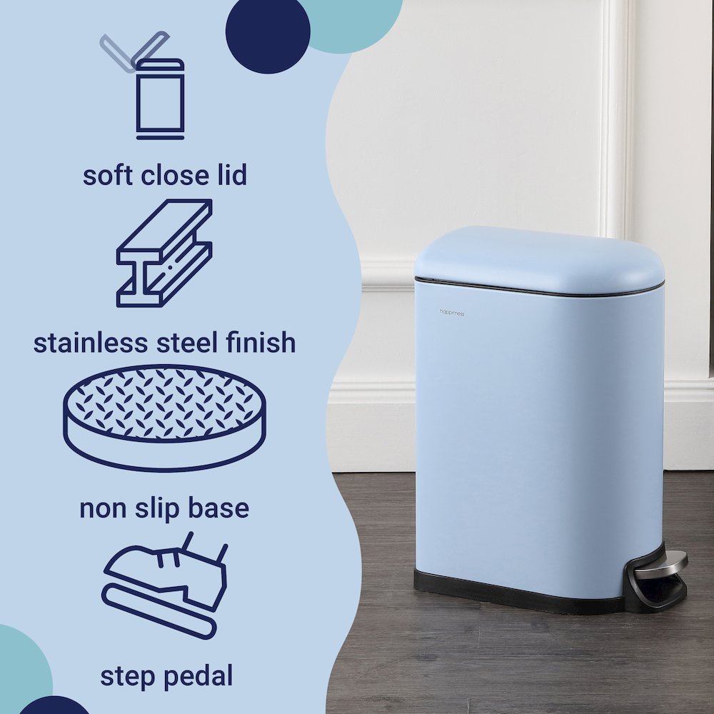 Roland Mini Step-Open Trash Can. Picture 2