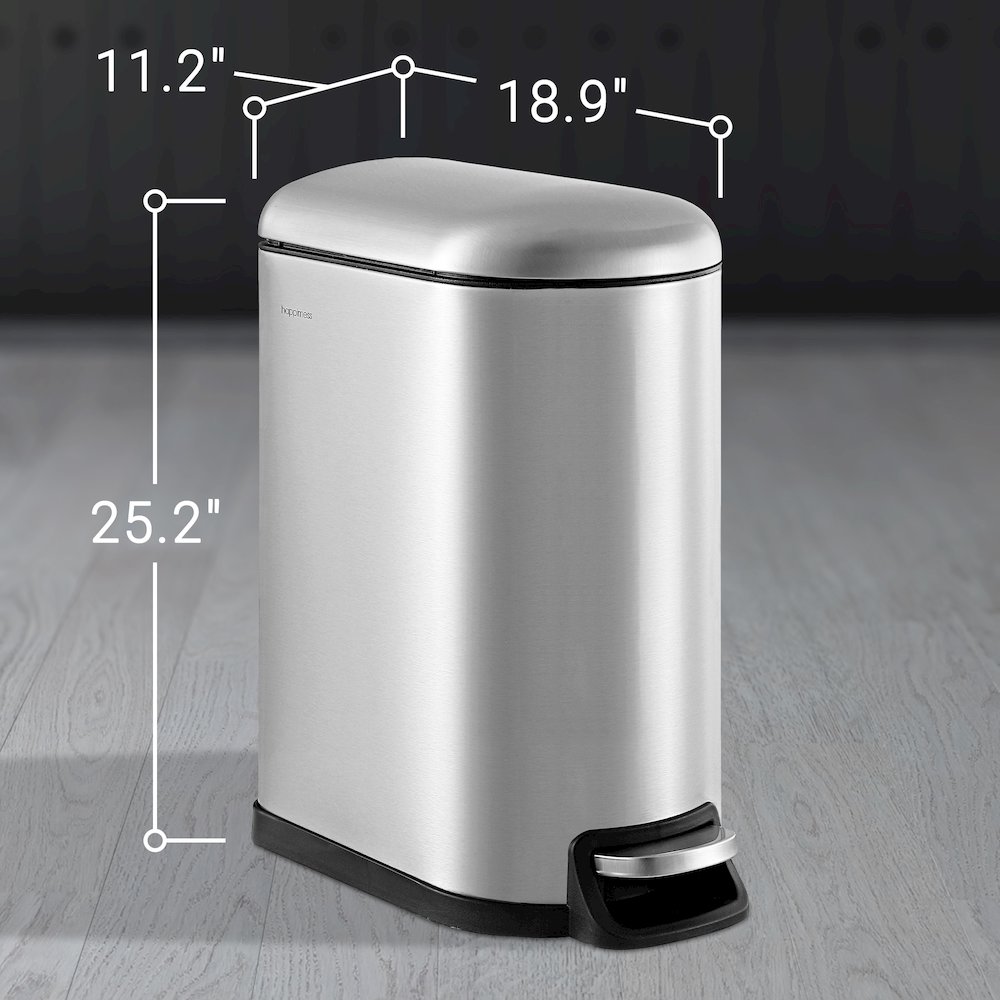 Roland Step-Open Trash Can. Picture 8