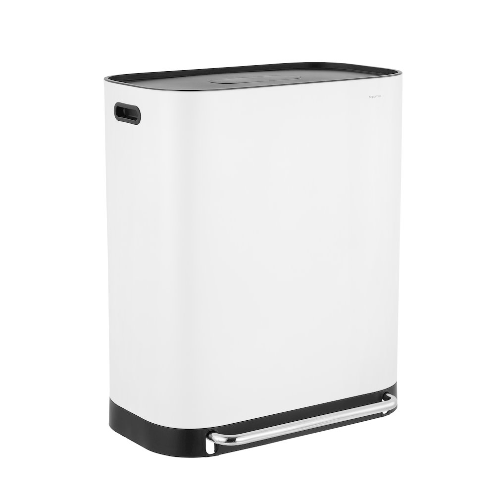 Beni Kitchen Trash/Recycling Double-Bucket Step-Open Trash Can With Liners. Picture 14