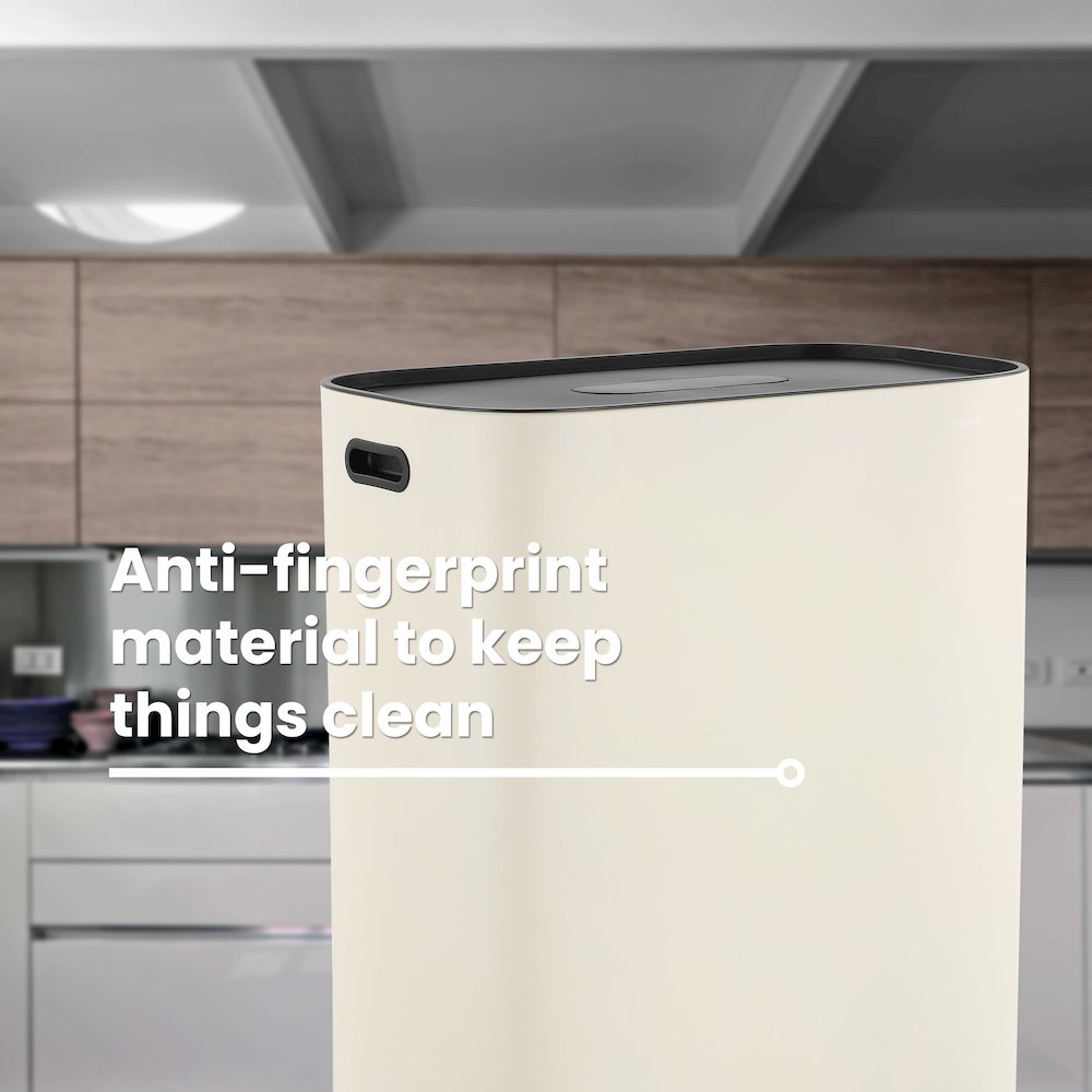 Beni Kitchen Trash/Recycling Double-Bucket Step-Open Trash Can With Liners. Picture 11