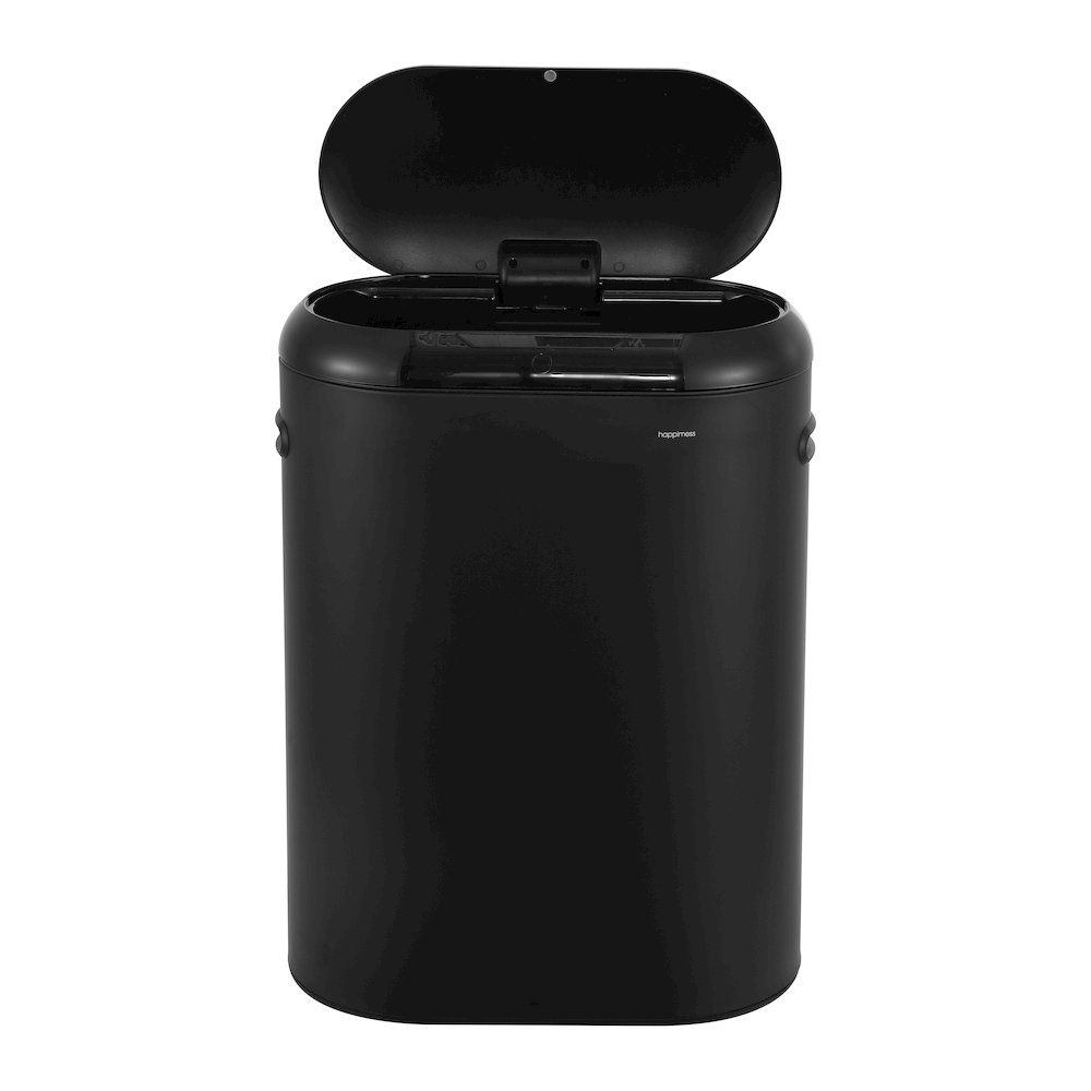 Robo Kitchen Slim Oval Motion Sensor Touchless Trash Can With Touch Mode. Picture 1