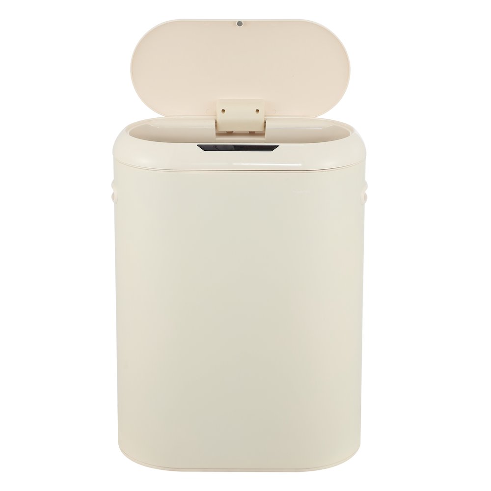 Robo Kitchen Slim Oval Motion Sensor Touchless Trash Can With Touch Mode. Picture 1