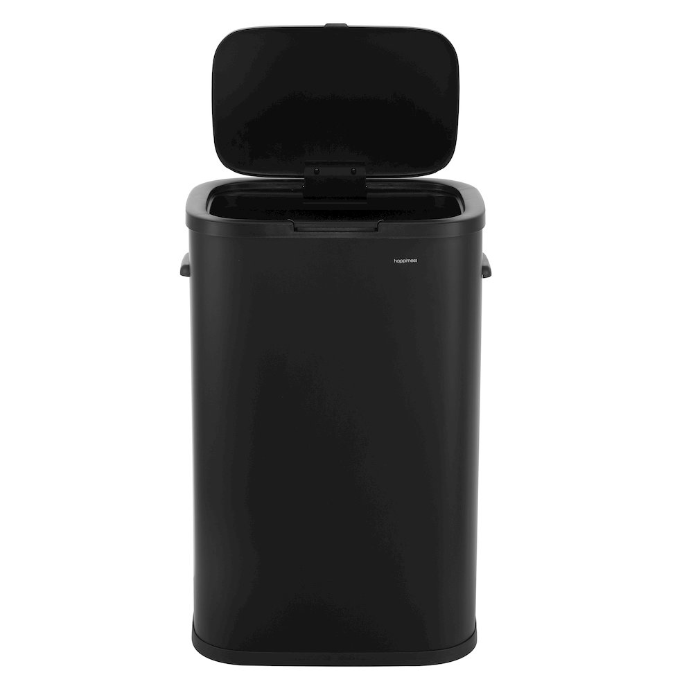 Tammi Kitchen Slim Metal Push Button Trash Can. Picture 1