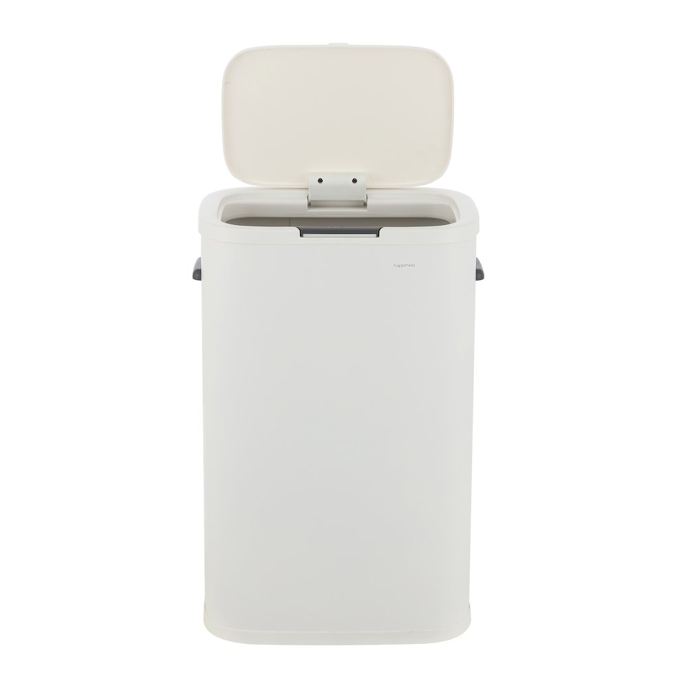Tammi Kitchen Slim Metal Push Button Trash Can. Picture 1