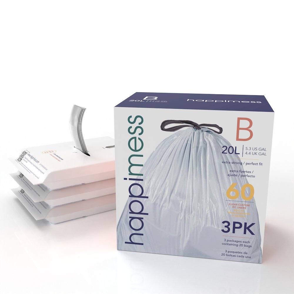 Happimess Drawstring Trash Can Liner. Picture 1