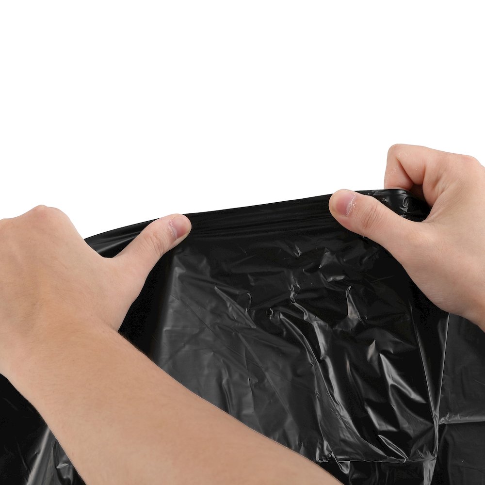 30 Gallon Drawstring Unscented Trash Can Liner, Black (100-Count). Picture 2