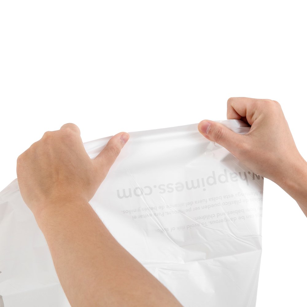 30 Gallon Drawstring Unscented Trash Can Liner, White (100-Count). Picture 2
