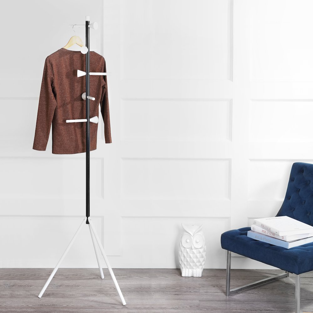 Aiden 5-Hook Metal Coat Rack. Picture 1