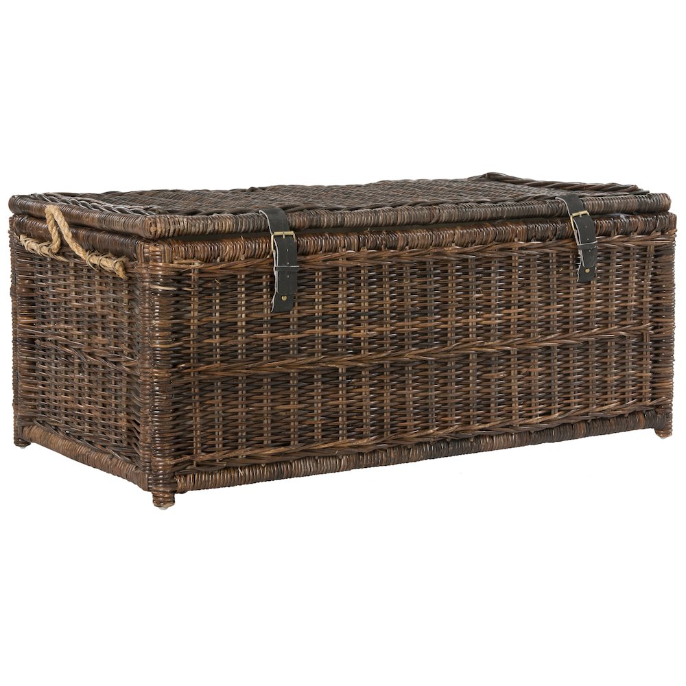 Caden Wicker Storage Trunk. Picture 3