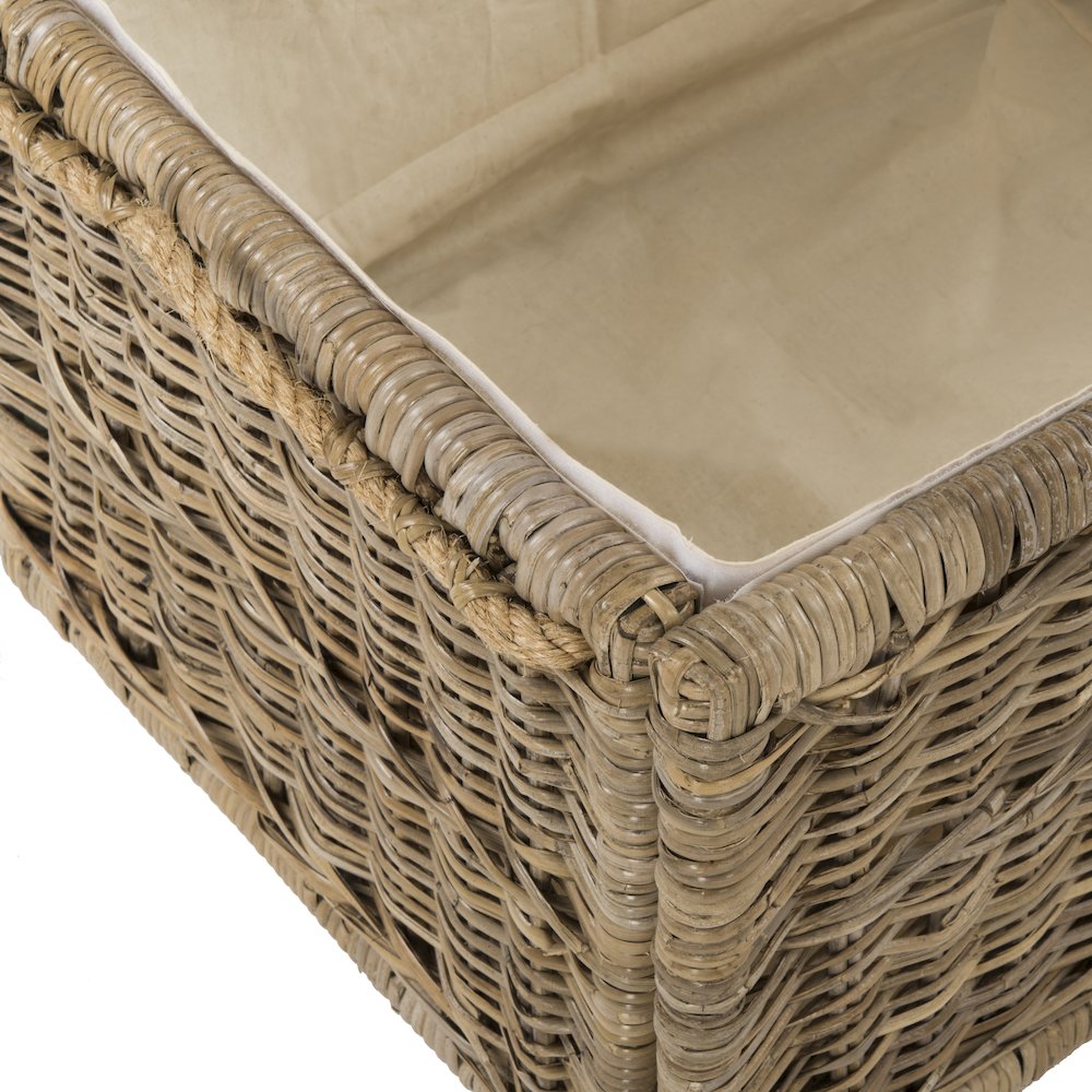 Caden Wicker Storage Trunk. Picture 9
