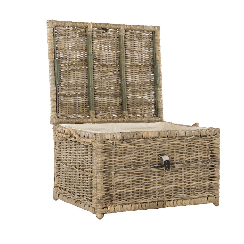 Caden Wicker Storage Trunk. Picture 5