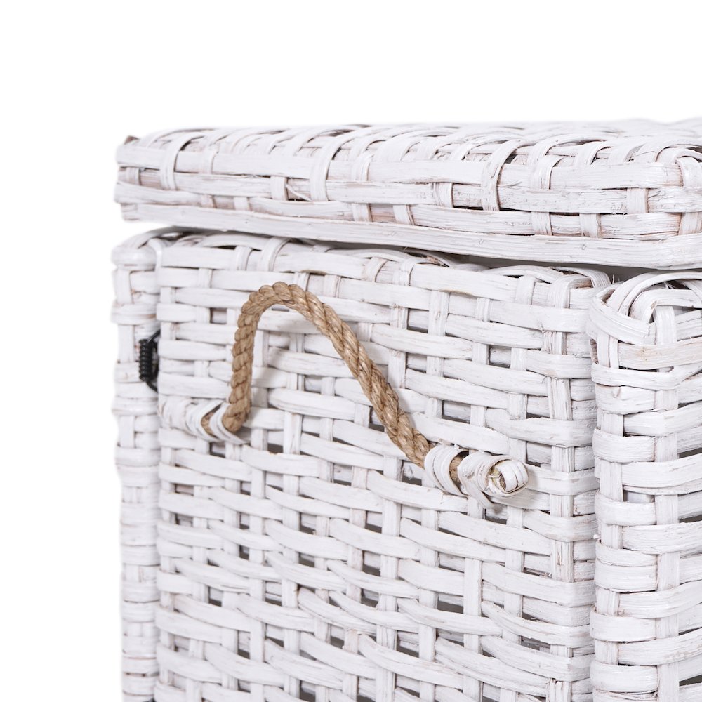 Jacob Handwoven Wicker Storage Trunk. Picture 1