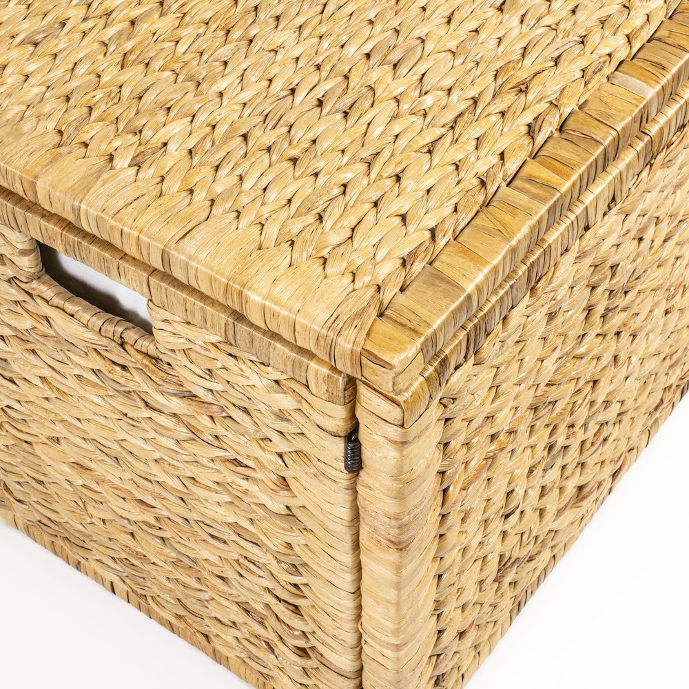 Anada Wicker Weave Storage Trunk. Picture 8