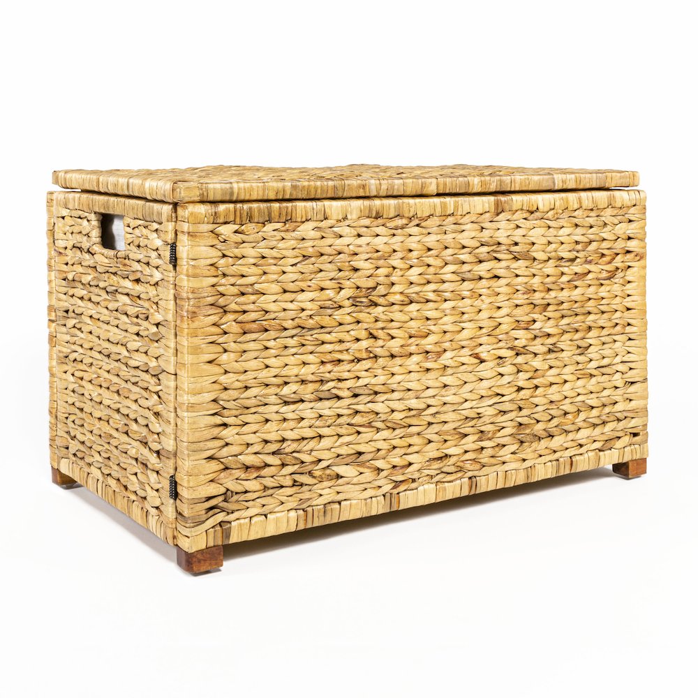 Anada Wicker Weave Storage Trunk. Picture 5