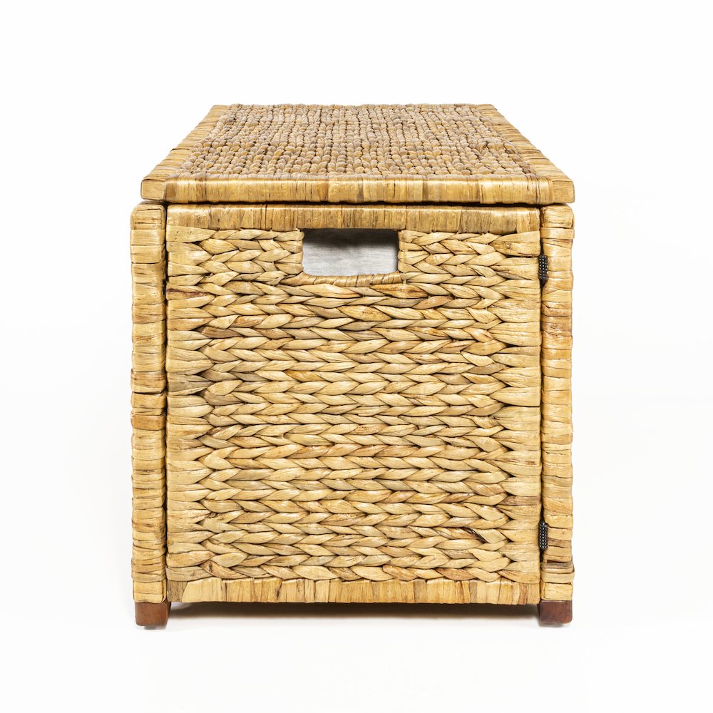 Anada Wicker Weave Storage Trunk. Picture 6