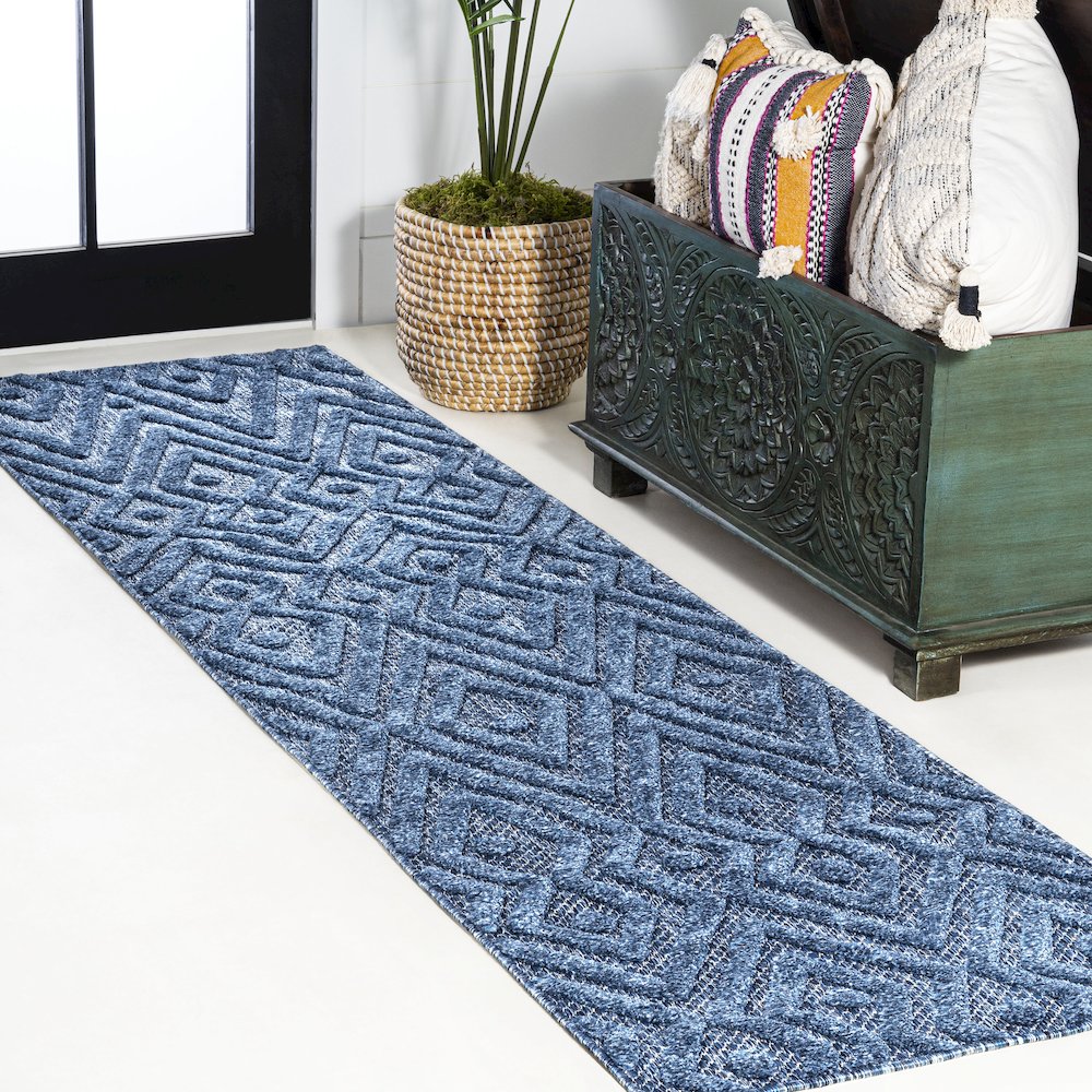 Balansat Moroccan Diamond Indoor/Outdoor Area Rug. Picture 2