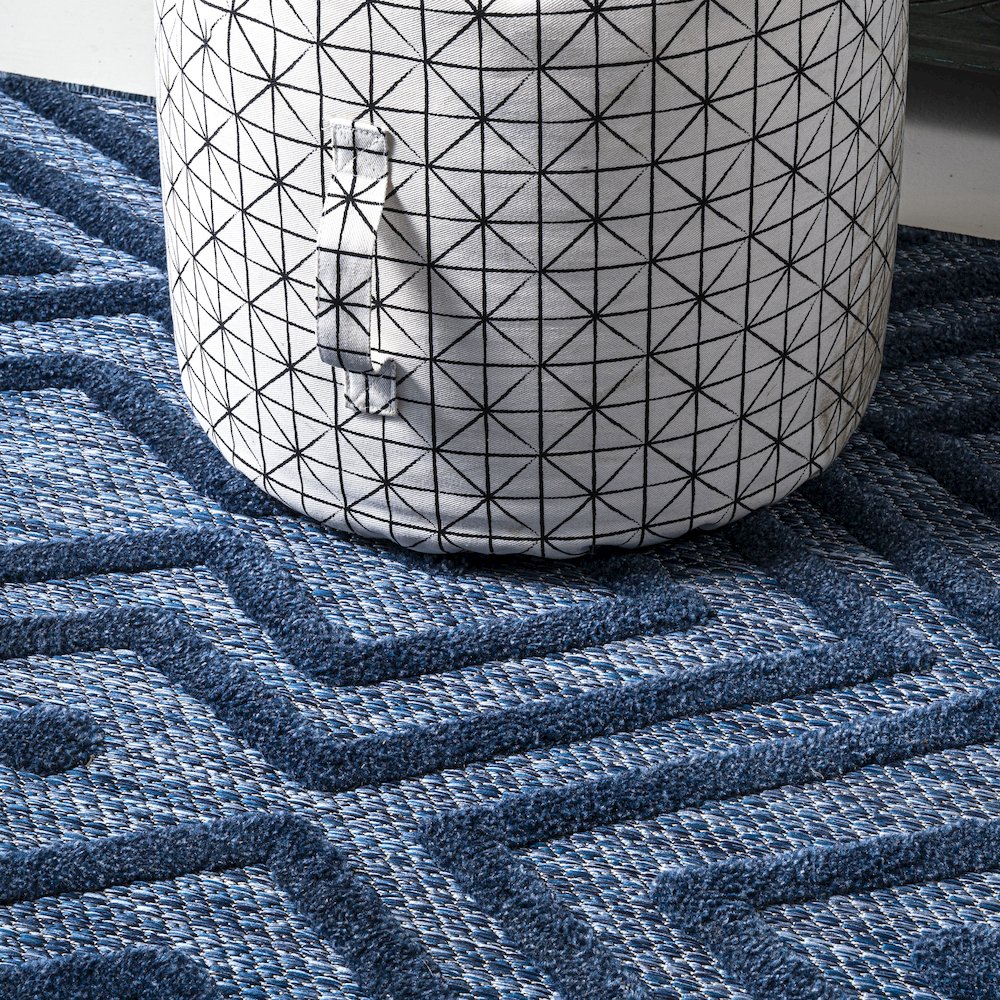 Balansat Moroccan Diamond Indoor/Outdoor Area Rug. Picture 5