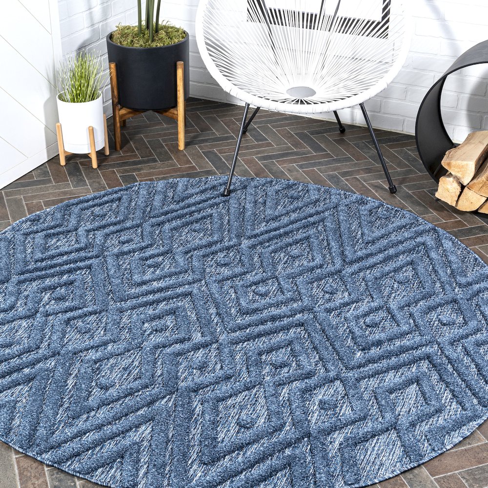 Balansat Moroccan Diamond Indoor/Outdoor Area Rug. Picture 2