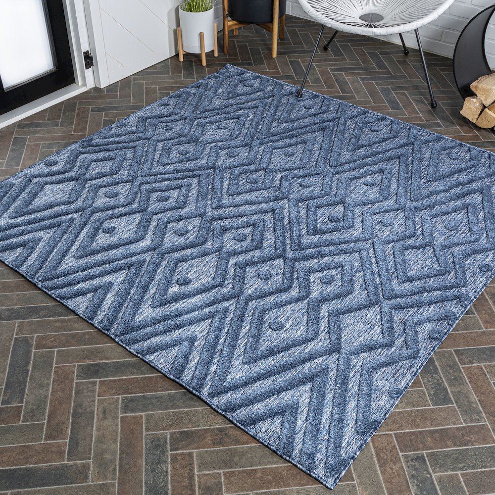 Balansat Moroccan Diamond Indoor/Outdoor Area Rug. Picture 2