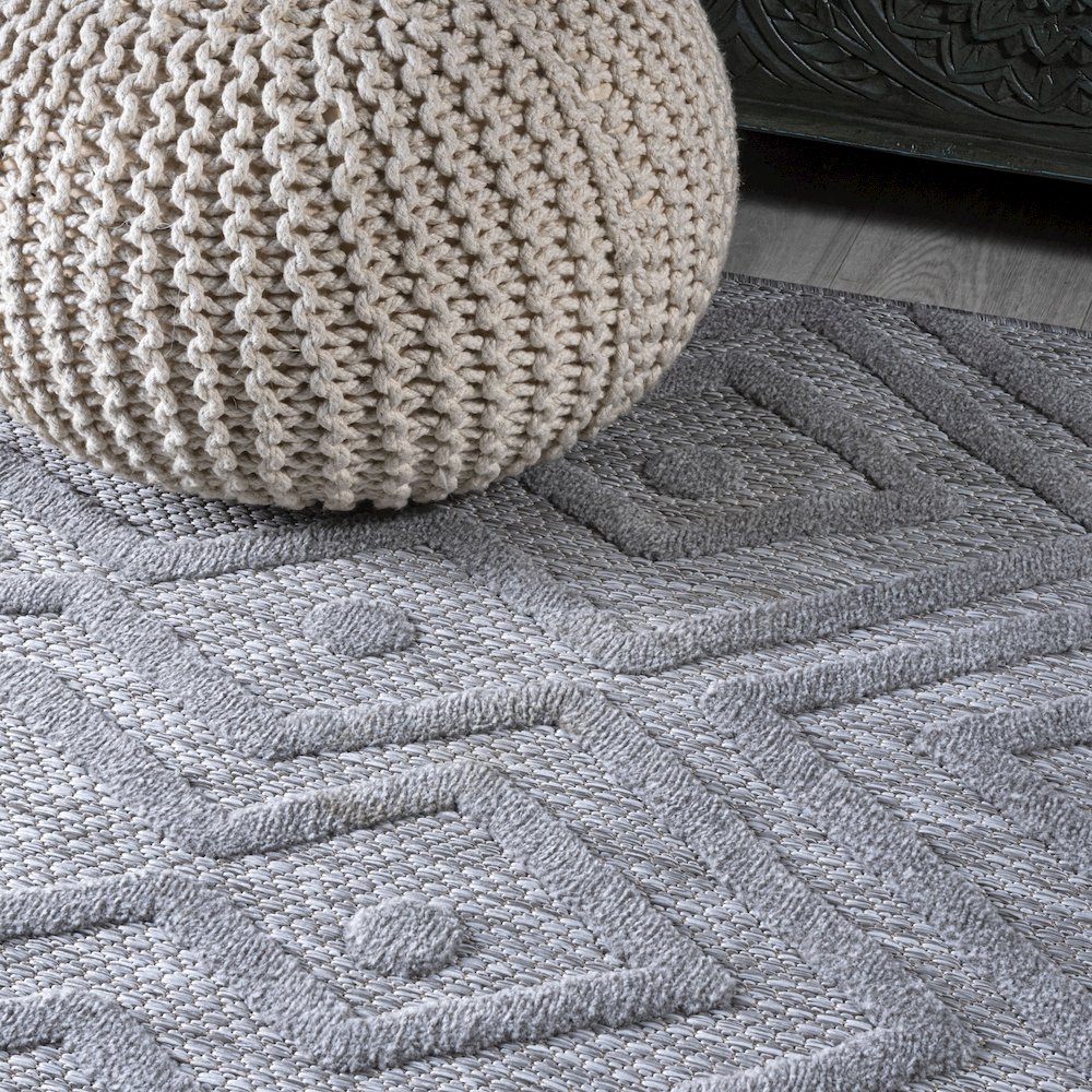 Balansat Moroccan Diamond Indoor/Outdoor Area Rug. Picture 5