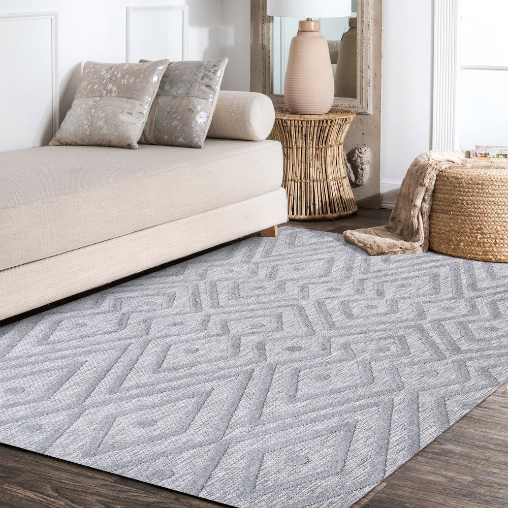 Balansat Moroccan Diamond Indoor/Outdoor Area Rug. Picture 16
