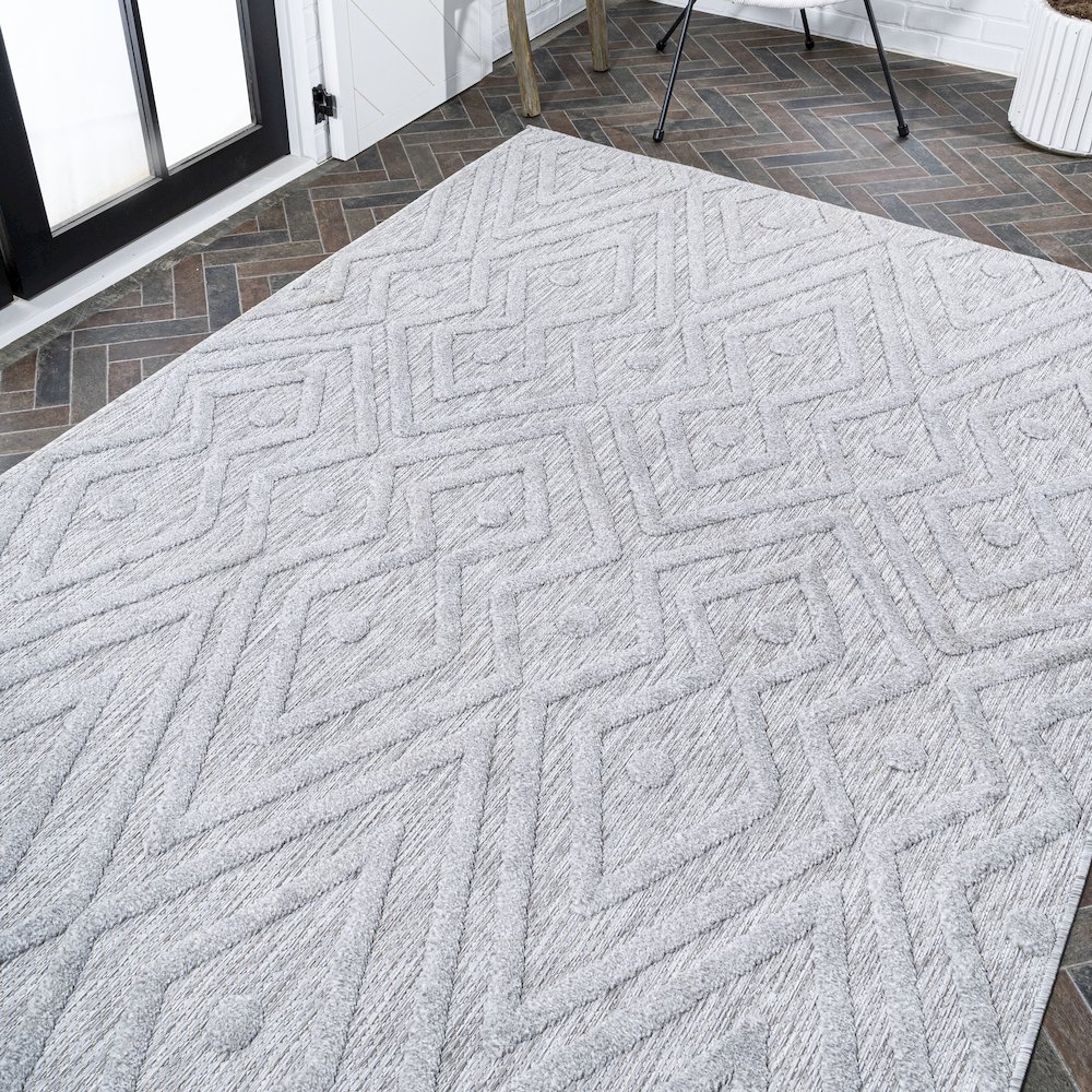 Balansat Moroccan Diamond Indoor/Outdoor Area Rug. Picture 8