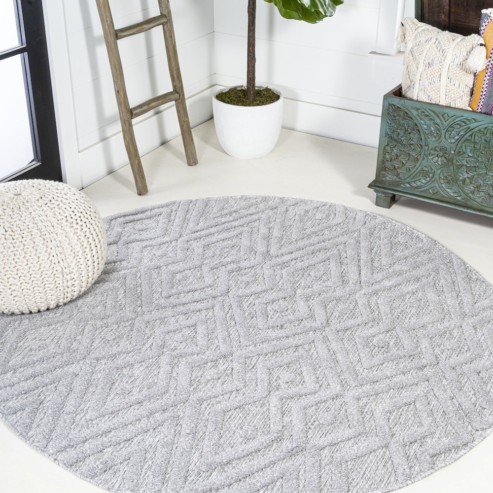 Balansat Moroccan Diamond Indoor/Outdoor Area Rug. Picture 2