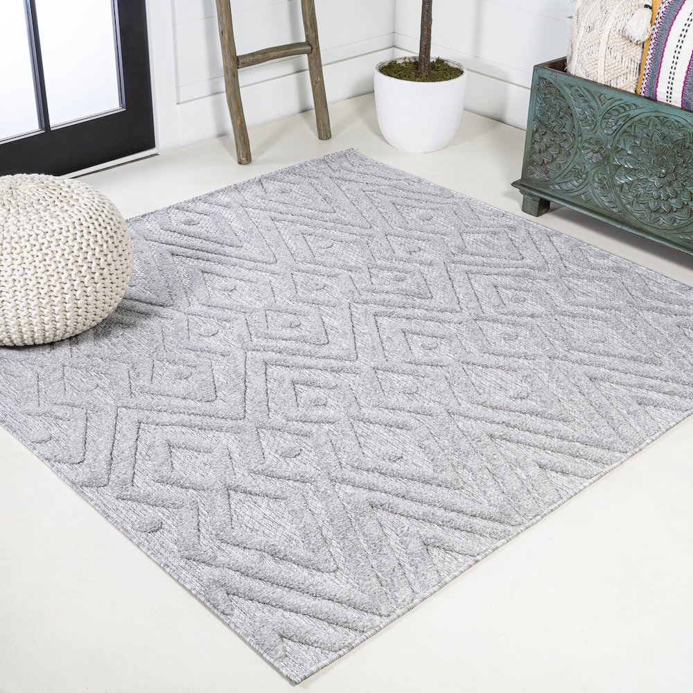 Balansat Moroccan Diamond Indoor/Outdoor Area Rug. Picture 2