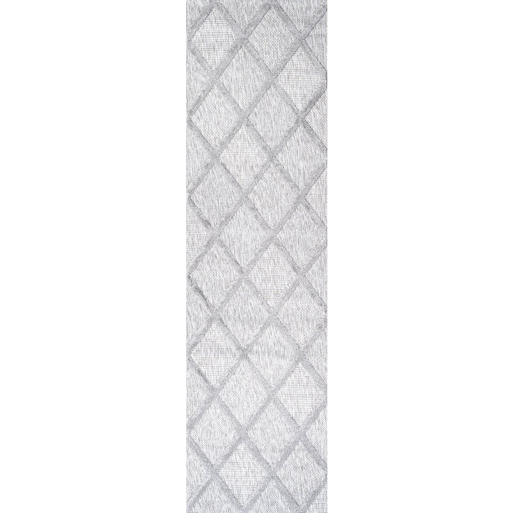 Salines Diamond Trellis Indoor/Outdoor Area Rug. Picture 1