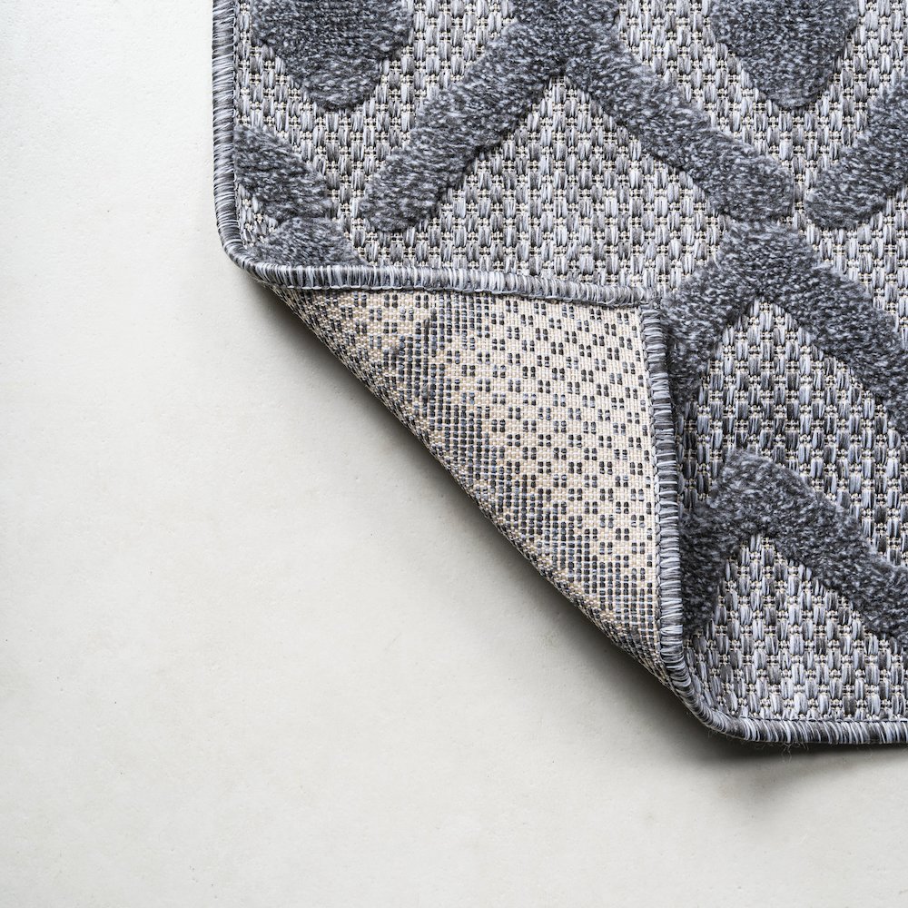 Peralta Moroccan Diamond Indoor/Outdoor Area Rug. Picture 3